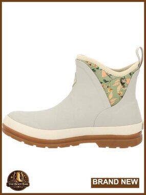 Waterproof Ankle Rain Boots Round Toe Block Heel Rubber